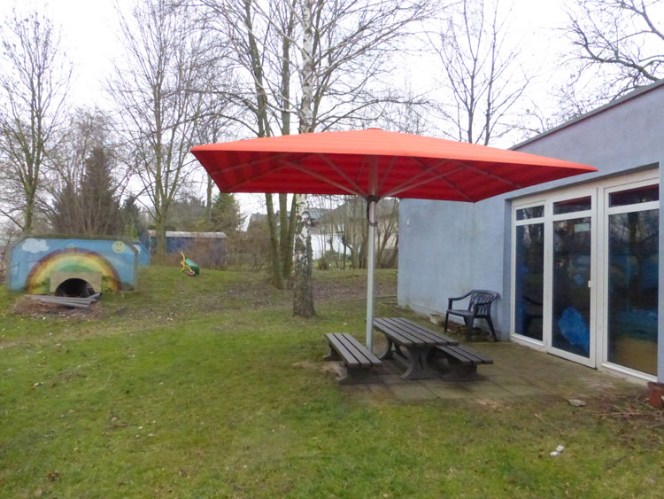 Sonnenschirme für Kindergärten